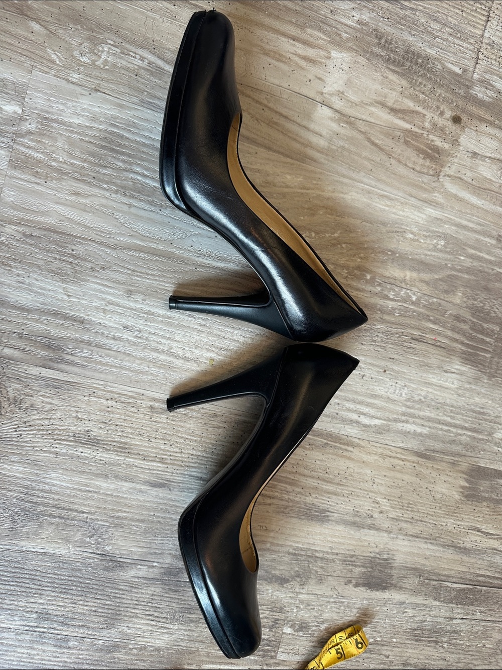 Nine West Classic Black High Heel Pumps - Women's Stylish Court Shoes - Picture 4 of 10